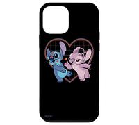 Disney Lilo e Stitch Angelo Cuore Baci Custodia per iPhone 12 mini