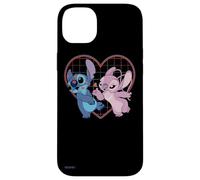 Disney Lilo e Stitch Angelo Cuore Baci Custodia per iPhone 14 Plus