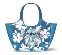 Disney Lilo e Stitch Blue-Borsa da Spiaggia Summer, Blu, 49 x 39 cm, Capacità 34,39 L