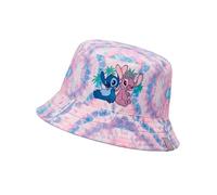 Disney Lilo e Stitch Cappello da Pescatore Bambina, Cappello Estivo Angel e Stitch, Rosa, Taglia Unica
