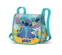 Disney, Borsa a Tracolla Muffin Mini Unisex Kids, Turchese Lilo e Stitch, One size