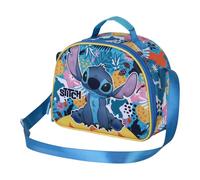 Disney Lilo e Stitch Colors-Borsa Porta Merenda 3D, Turchese, 26 x 20 cm
