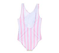 Disney Lilo e Stitch Costume da Bagno Intero, a Righe con Rouches, per Bambine (IT, età, 6 Anni, Regular, Rosa)