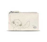 Disney Lilo e Stitch Cream-Portacarte Slim, Biancastro, 14 x 8 cm