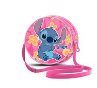 Disney, Borsa a Tracolla Rotonda Unisex Kids, Rosa Lilo e Stitch, One size
