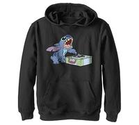 Disney Lilo e Stitch, DJ Stitch Yth Felpa Jet Nero 7/8