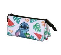 Disney Lilo e Stitch Frog-Astuccio Triplo, Multicolore, 23 x 11 cm