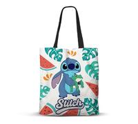 Disney Lilo e Stitch Frog-Borsa della Spesa Shopping FAN, Multicolore, 33 x 40 cm