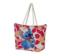 Disney Lilo e Stitch Ice Cream-Borsa da Spiaggia Soleil, Rosa, 52 x 37 cm