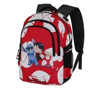 Lilo and Stitch Kiss-Plus Running Backpack, Red, 34 x 46 cm, Capacity 32 L
