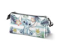Disney Lilo and Stitch Ocean-Astuccio triplo, blu, 23 x 11 cm