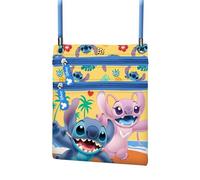 Disney Lilo e Stitch Ocean-Borsa a Tracolla Action Verticale, Blu, 15 x 17 cm