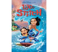Disney Lilo E Stitch Onda Surf Film Poster 61x91.5 CM 61x91.4cm Nuovo Grande