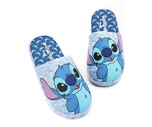 Disney Lilo e Stitch Pantofole da donna Ladies Slip on Blue House Mocassini 36-37 EU