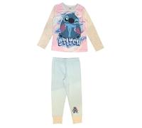 Disney Lilo e Stitch, Set di Pigiami da 2 Pezzi per Ragazze con Motivo Stitch, Multicolore, Età 5-12 Anni, Multicolore, 9-10 Years