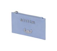 Disney Lilo e Stitch Steel-Portacarte Slim, Blu, 14 x 8 cm