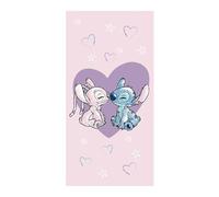 Disney Lilo & Stitch Love Asciugamano Bambini Bagno Piscina Spiaggia 100% Cotone