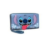 Disney Lilo e Stitch Tongue-Portafoglio Essenziale, Blu, 19 x 10 cm