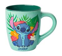Disney Lilo E Stitch Tropical Ohana Tazza In Ceramica Da 25 Once