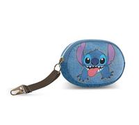 Disney Portamonete Lilo e Stitch Updown Pill Blu 12,5 x 9 cm