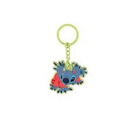 Lilo & Stich - Portachiavi in gomma, Blu, One Size, Casual