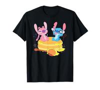 Disney Lilo & Stitch Amazing Cakes Happy Angel & Stitch Logo Maglietta