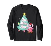Disney Lilo & Stitch Angel "One More Sleep" Until Christmas Maglia a Manica