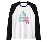 Disney Lilo & Stitch Angel "One More Sleep" Until Christmas Maglia con Maniche Raglan