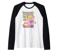 Disney Lilo & Stitch Angel Songs Smiles Sunshine Since 2004 Maglia con Maniche Raglan