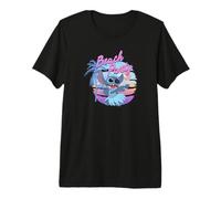 Disney Lilo & Stitch Beach Party Logo Hawaiian Dance Maglietta premium