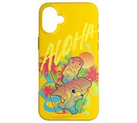 Disney Lilo & Stitch Beach Vibes Sunny Surfing Aloha Custodia per iPhone 16 Plus