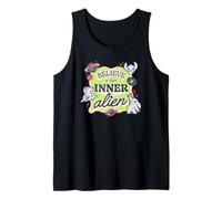 Disney Lilo & Stitch Believe In Your Inner Alien Retro Logo Canotta