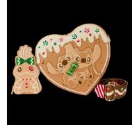 DISNEY - LILO & STITCH - BORSA A TRACOLLA - ANGEL AND STITCH GINGERBREAD HEART