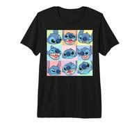 Disney Lilo & Stitch Boxed Up Stitch Faces Maglietta premium