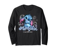 Disney Lilo & Stitch Bubble Pop "Dramatic is My Middle Name" Maglia a Manica