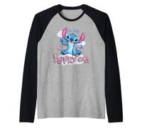 Disney Lilo & Stitch Bubble Pop "In My Happy Era" Stitch Maglia con Maniche Raglan