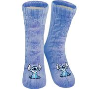 Disney Lilo & Stitch - Calzini da casa da donna, morbidi calzini invernali, caldi, colore: viola, Lilla, 35-38