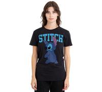 Disney Lilo Stitch Classic Pose T-Shirt Donna, Nero, XL