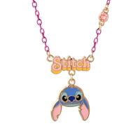 Disney Collana Lilo & Stitch NH00925YRPL-16, Misura Unica, Metallo, Nessuna Pietra preziosa