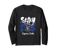 Disney Lilo & Stitch Cosmic Cutie Tropical Logo Maglia a Manica