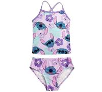 Disney Lilo & Stitch - Costume da bagno da bambina, tankini, 2 pezzi, Lilo e Stitch, 11-12 Anni