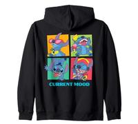 Disney Lilo & Stitch "Current Mood" Funny Stitch Moods Felpa con Cappuccio
