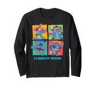 Disney Lilo & Stitch "Current Mood" Funny Stitch Moods Maglia a Manica
