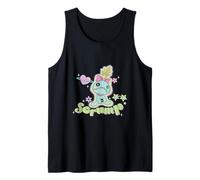 Disney Lilo & Stitch Cute Scrump Doll Pastel Color Big Logo Canotta