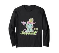 Disney Lilo & Stitch Cute Scrump Doll Pastel Color Big Logo Maglia a Manica