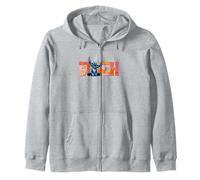 Disney Lilo & Stitch Cute Stitch Sitting Logo Felpa con Cappuccio