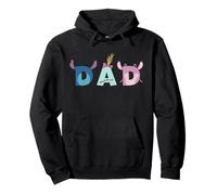 Disney Lilo & Stitch "Dad" Father's Day Birthday Family Trip Felpa con Cappuccio