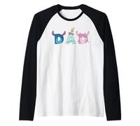 Disney Lilo & Stitch "Dad" Father's Day Birthday Family Trip Maglia con Maniche Raglan