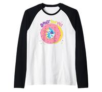 Disney Lilo & Stitch Donut Stop Me Cute Stitch Chest Logo Maglia con Maniche Raglan