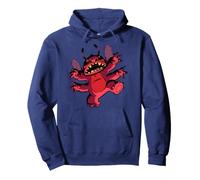 Disney Lilo & Stitch Experiment 629 Leroy Chaotic Terror Run Felpa con Cappuccio